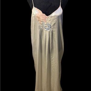 vintage natori Satin nightgown Small